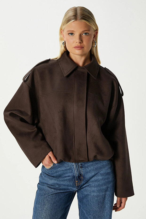 سترة من جلد الغزال بومبر - 2