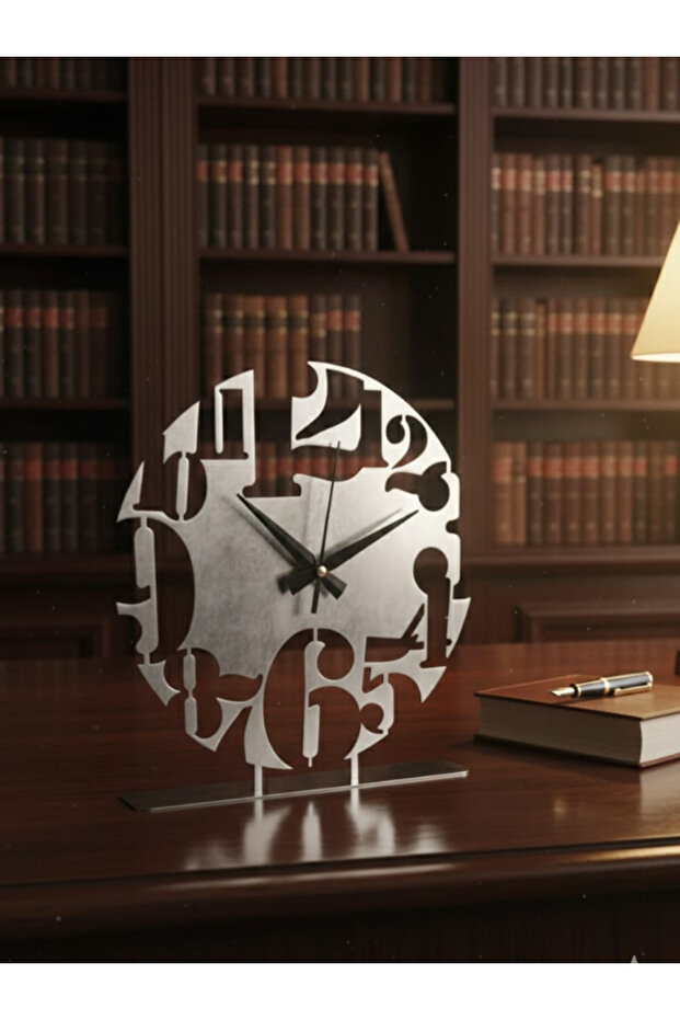 çelik masa saati - 1