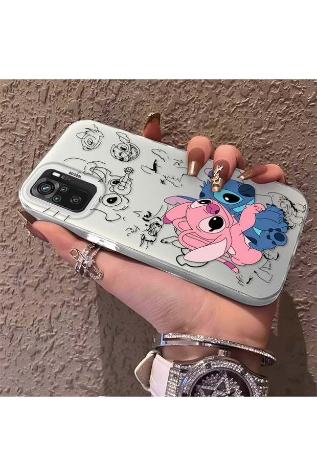 Redmi Note 10 4G/Note 10S Compatible High-Quality Cartoon Printed Case, Stylish All-Round Full Protection