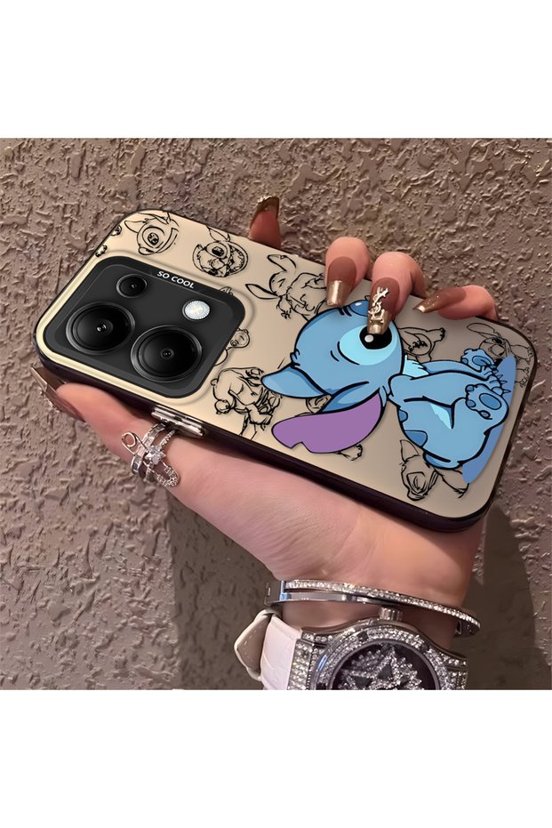Poco M6 Pro 4g Compatible High-Quality Cartoon Printed Case, Stylish Multi-Faceted Full Protective Cover