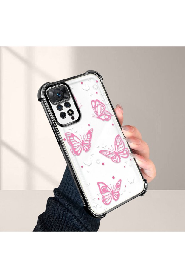 Xiaomi Redmi Note 11 Pro 5g Compatible Stylish Butterfly Pattern Shockproof Phone Case