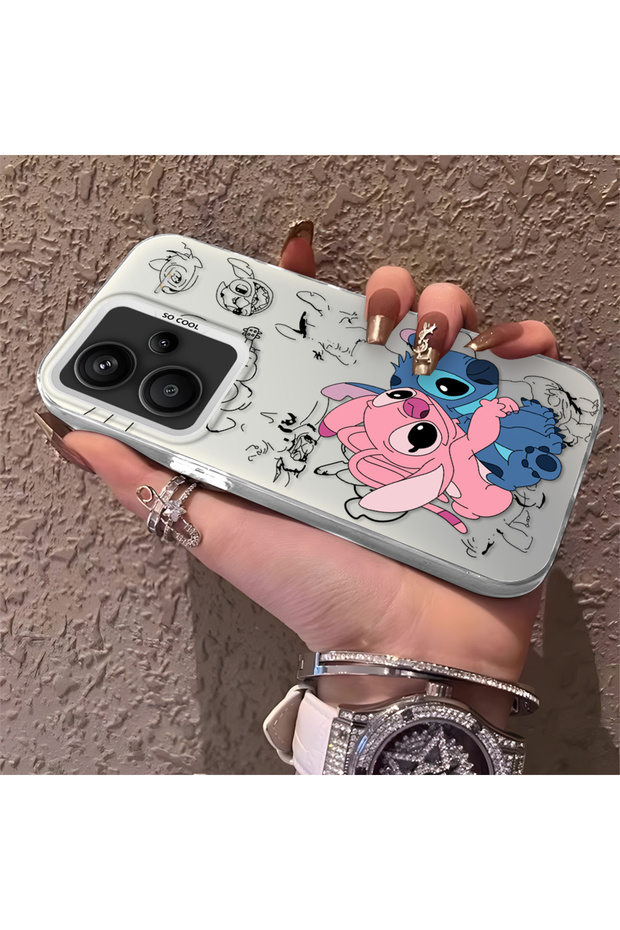 Redmi Note 13 Pro Plus+ 5g Compatible High-Quality Cartoon Printed Case, Stylish Versatile Full Coverage