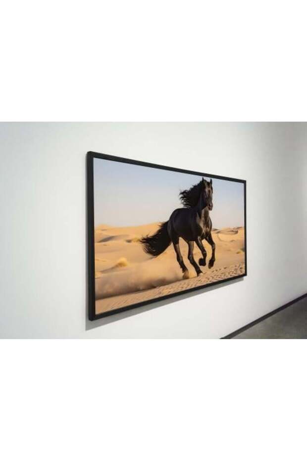 لوحات فنية خيل مطبوعة على قماش الكانفس موديل ( 2436)