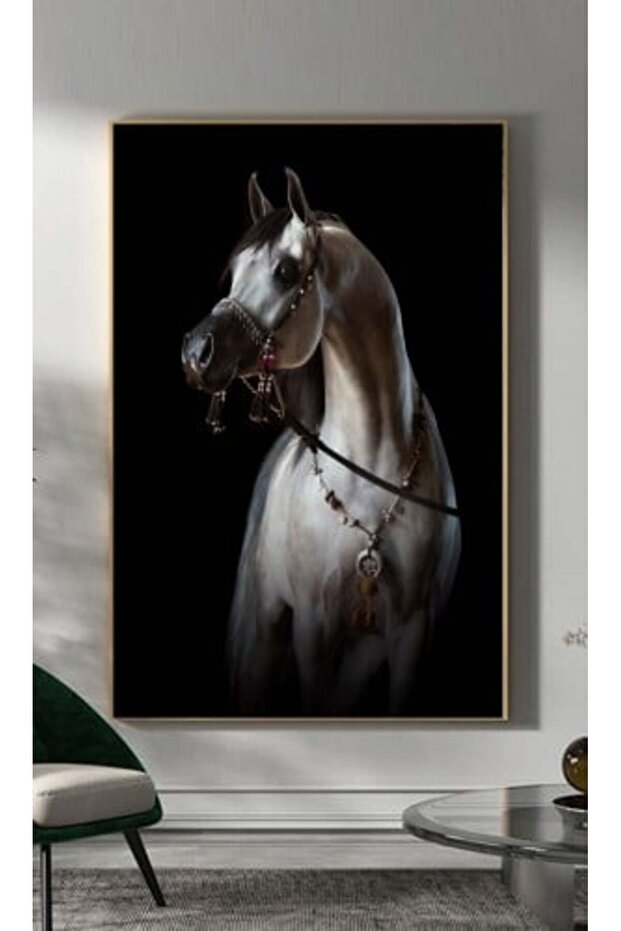 لوحات فنية خيل مطبوعة على قماش الكانفس موديل ( 1810)