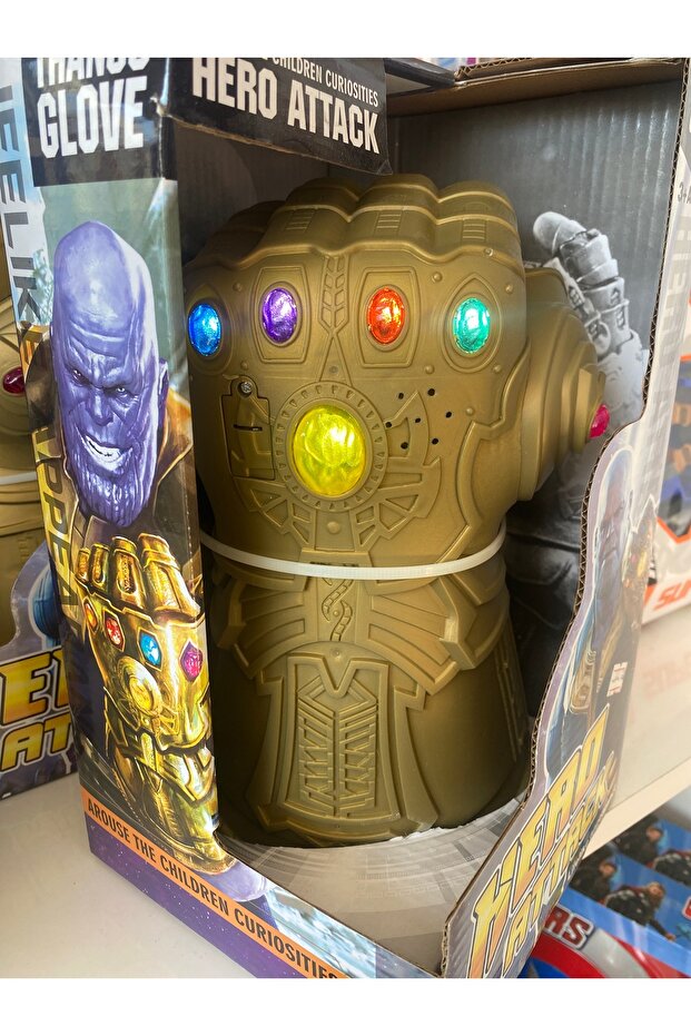 Işıklı sesli Thanos eldiven - 2