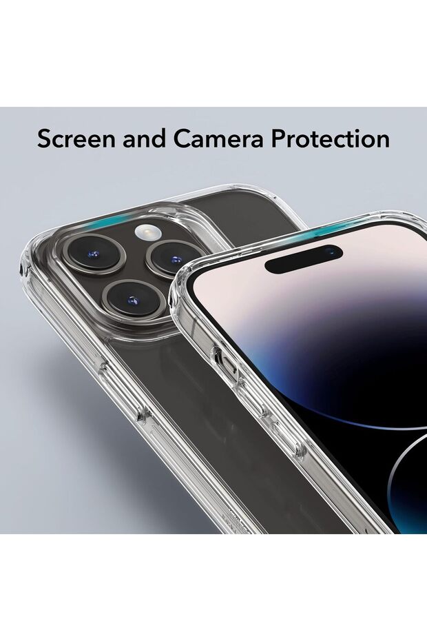 غطاء حماية شفاف من الثلج لهاتف آيفون 15 برو ماكس - 4