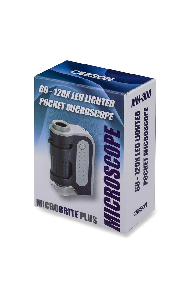 ميكروبرايت بلس ميكروسكوب جيب مضاء بتقنية LED بقوة تكبير 60x-120x - 1