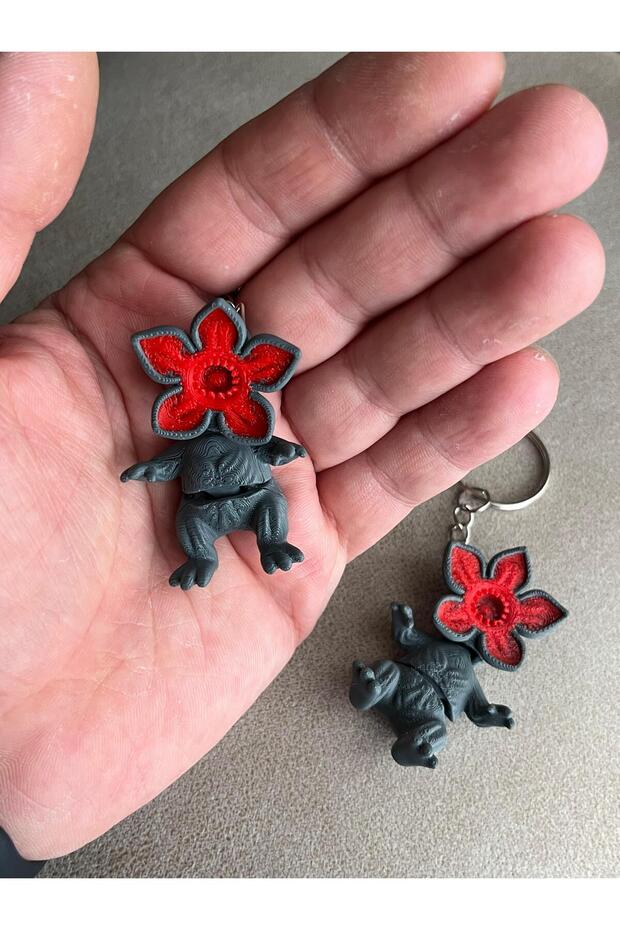 Demogorgon Baby Keychain |   Stranger Things Themed Keychain Dustin's Dart Named Puppy
