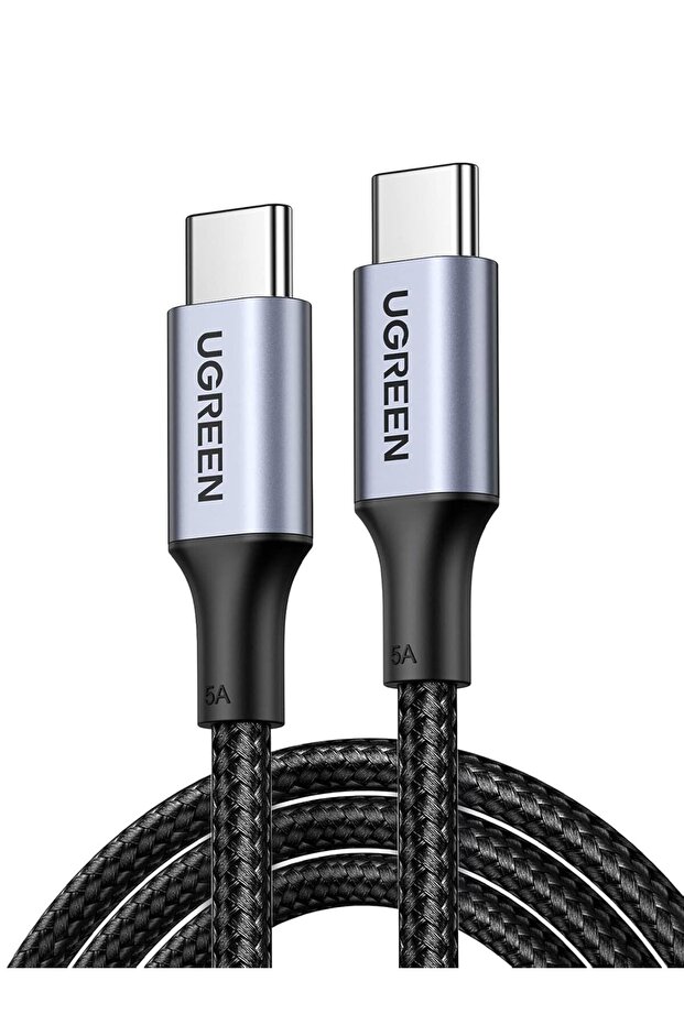 كابل من يوجرين بطول 2 متر نوع USB-C متوافق مع آيفون 17 وماك بوك وجالاكسي S24 الترا