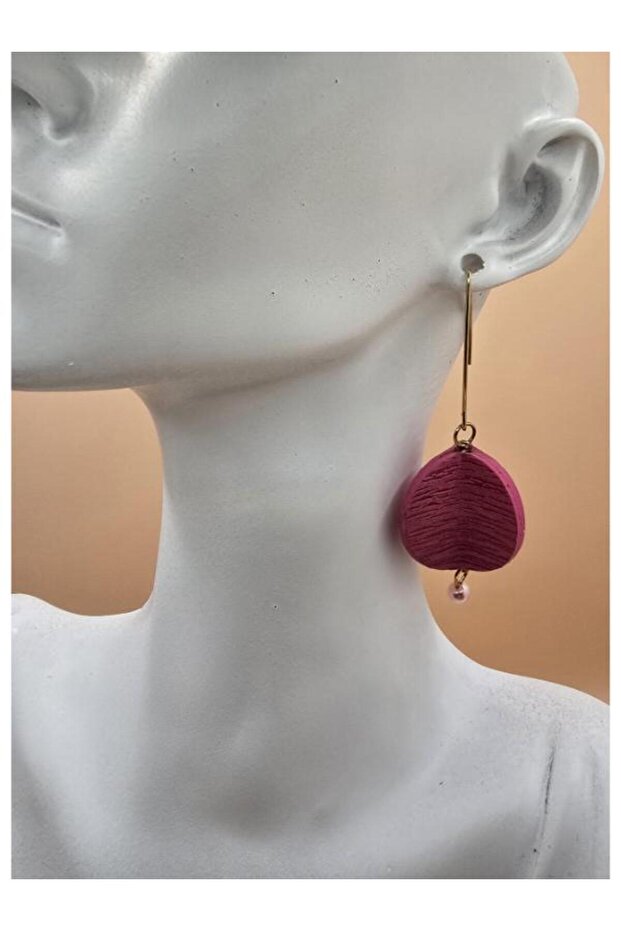 3D LEATHER EARRINGS - 1