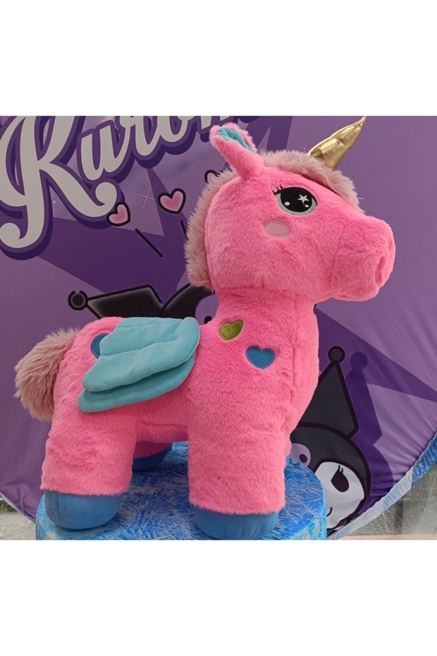 DEV UNICORN YUMUŞACIK PELUŞ AT - 1