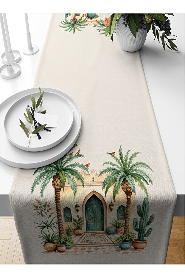 Ramadan Series 140x40 cm Digital Print Table Runner (Ramadan)