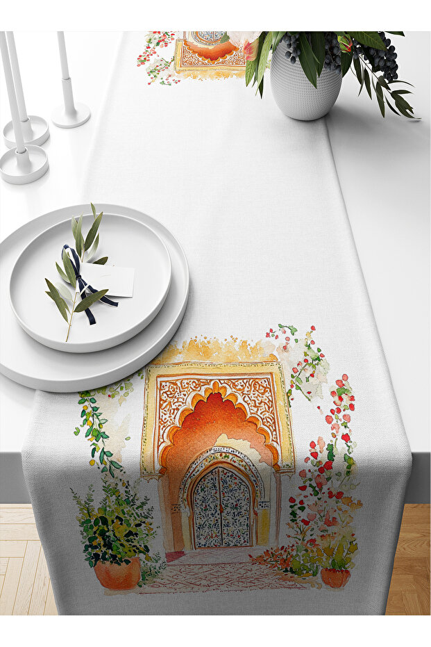 Ramadan Series 140x40 cm Digital Print Table Runner (Ramadan)