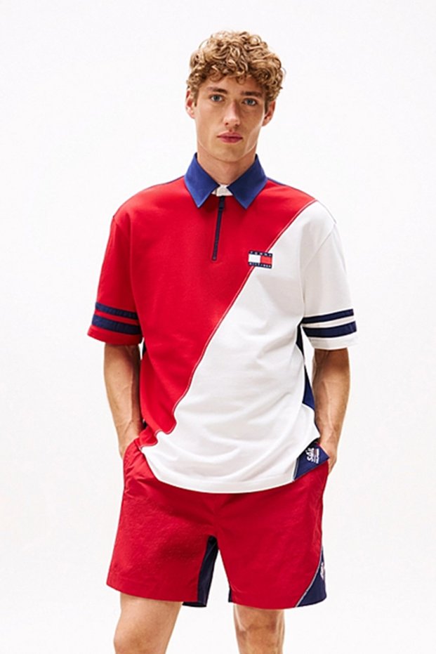 x Sail Mens Striped Regular Fit Cotton Polo T-Shirt
