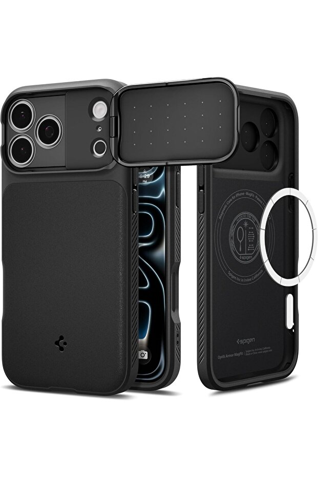 Optik Armor MagFit iPhone 17 PRO Case Cover [MagSafe] with Covered Camera Protection