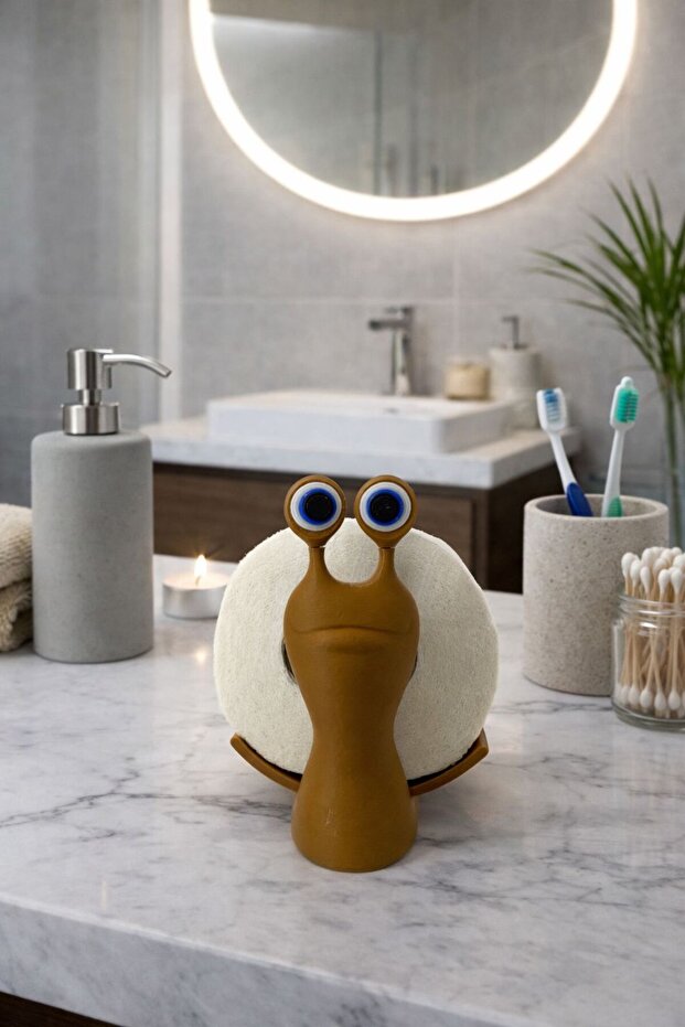 Snail Toilet Paper Holder Decorative & Functional Bathroom Decoration Bathroom Organizer