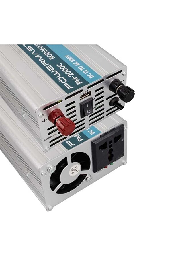 PM-2000C 12 Volt 2000 Watt Şarjlı İnvertör - 3