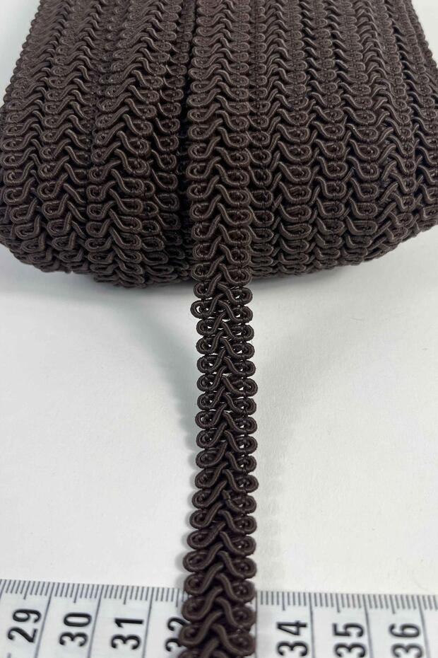 Dark Brown Ram Horn Ribbon – Decorative Border Trim and Handcrafted Accessory (3 Meters)