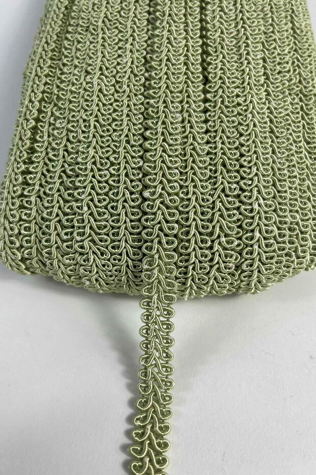 Light Mold Green Ram Horn Ribbon – Decorative Border Trim and Handcrafted Accessory (3 Meters)