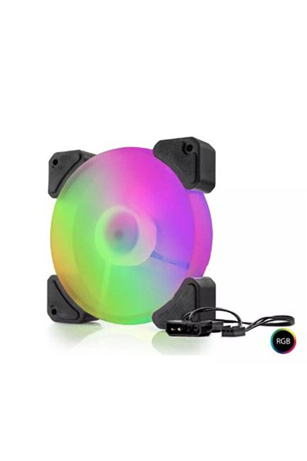 بيانات هادرون-c145 Hdx1518 مروحة حالة 12 سم 4Pin Rgb أسود