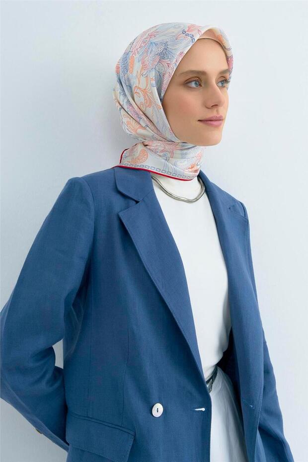 وشاح سيرا من الحرير الخالص 9545D 04