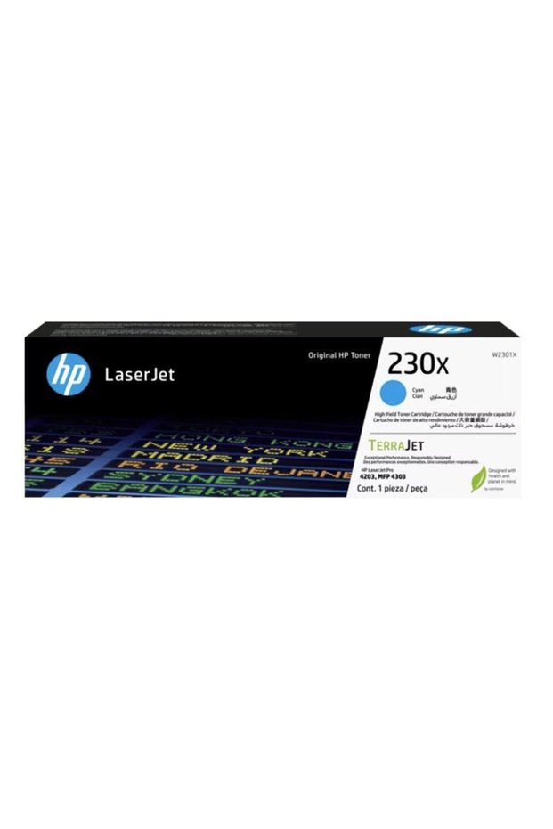 Hp 230x cyan blue 5,500 page toner w2301x
