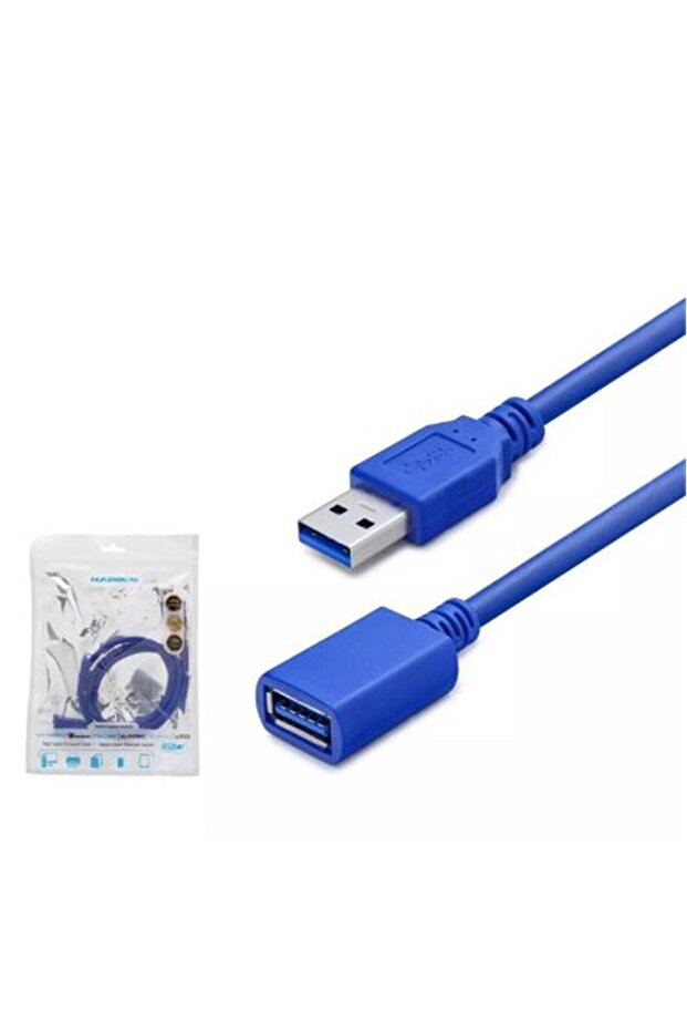 كابل يو إس بي إلى يو إس بي إف أزرق اللون طراز data-n750 Hdx7539 بطول 1 متر