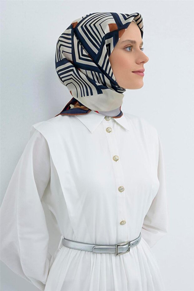 وشاح من الحرير الخالص 9534D 80
