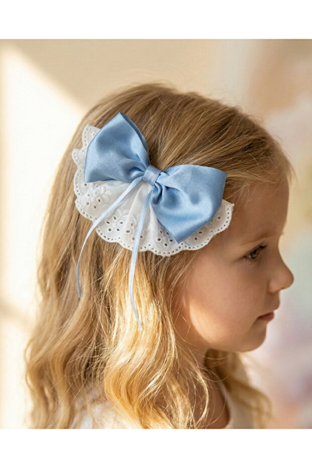 Handmade Scallop Ribbon Bow Buckle