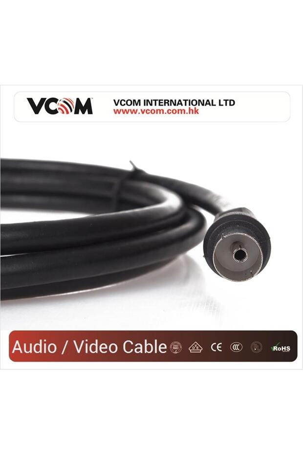 Vcom CV602-B تمديد تلفزيون أسود تناظري 10 متر