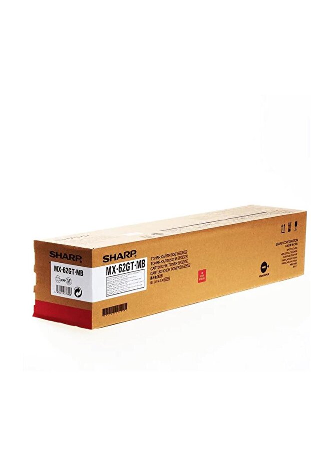 حبر ناسخة أصلي أحمر أرجواني SHARP MX-62GTMB MX-7580