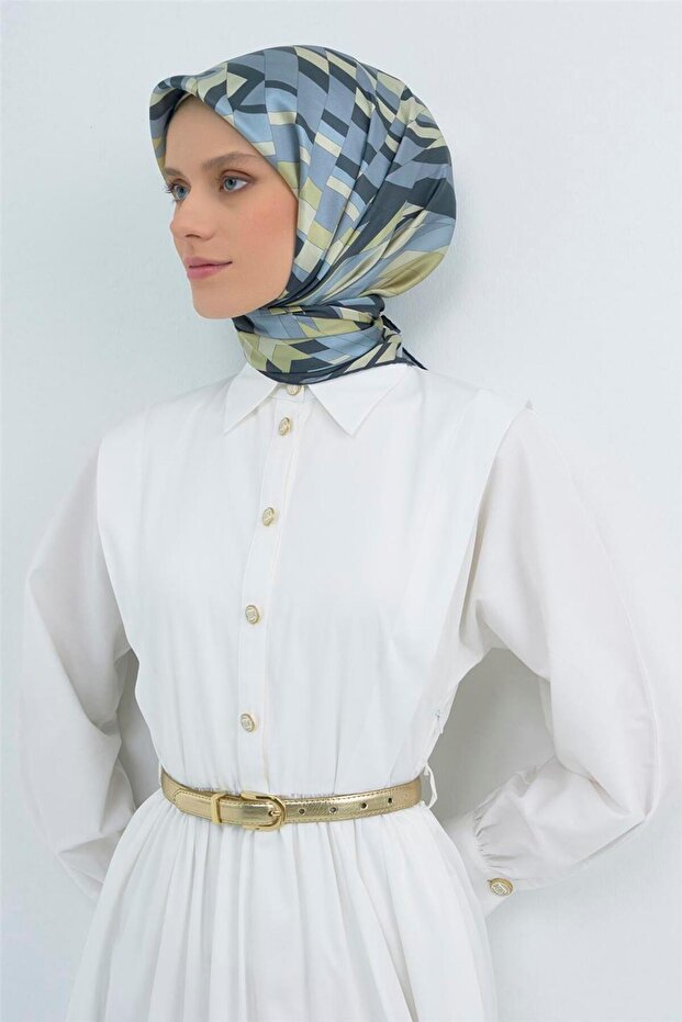 وشاح من الحرير الخالص 9507D 55