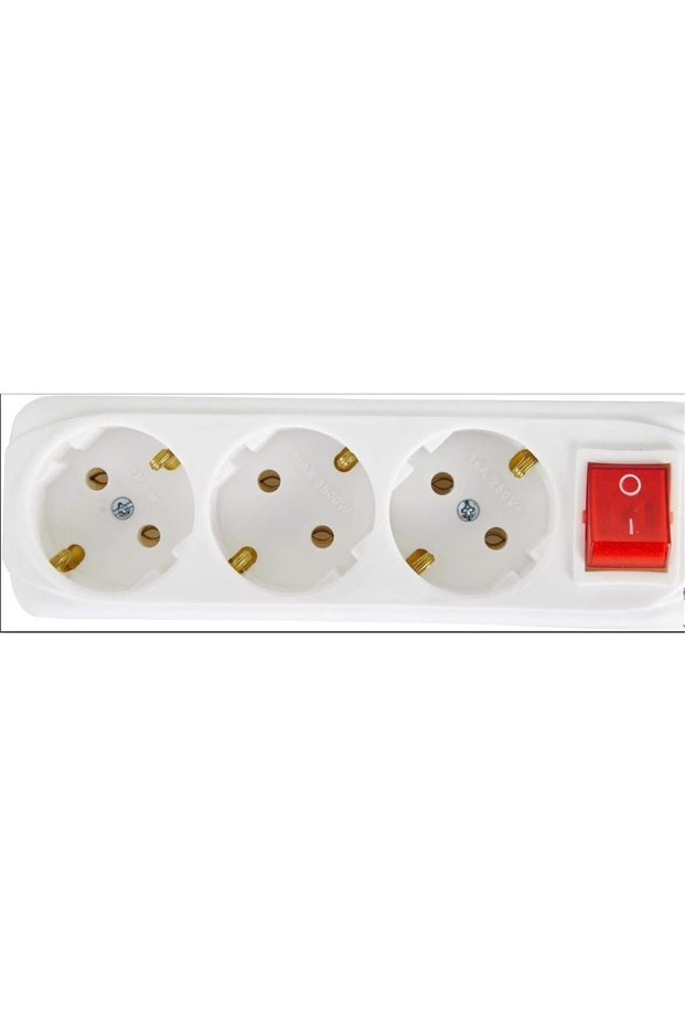 Almera 3-piece 3mt keyed grounded socket (9230203)