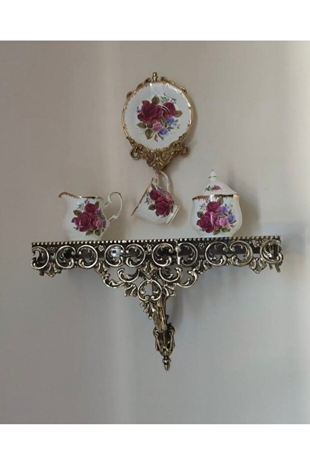 Pirinç Duvar Rafı - 1