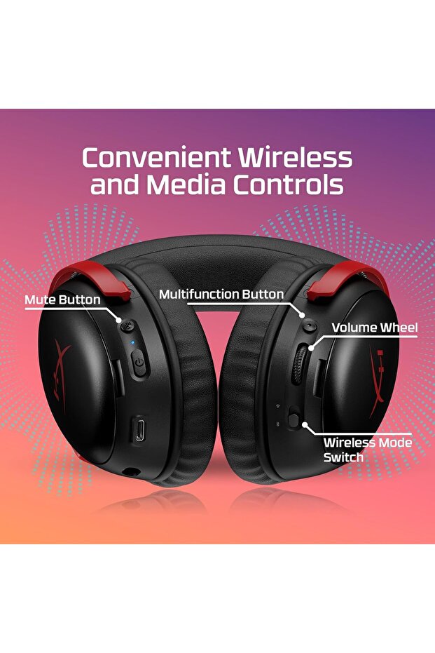 Cloud III S Wireless Gaming Headset for Multi-Platforms 2.4GHz - 8
