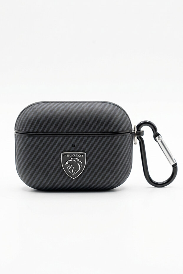 High-quality car carbon look earphone case with shock-absorbing hook compatible with airpods pro 3rd generation