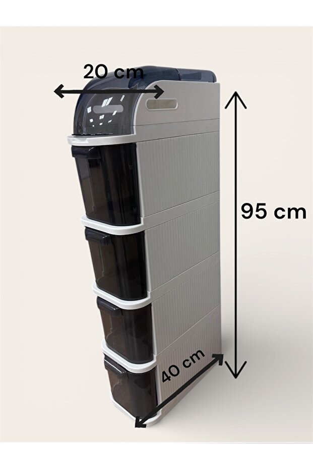 PROSLİM 4 KATLI ÇEKMECELİ ORGANİZER DOLAP - 8