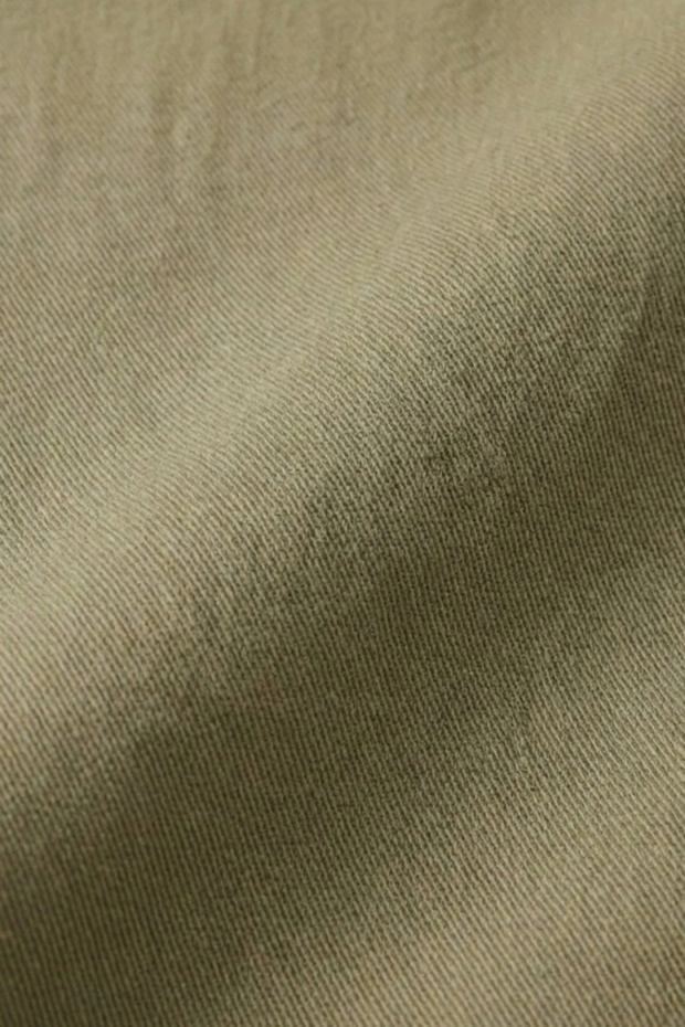 20192 Oversize Gabardin Gömlek Ceket - Haki - 4