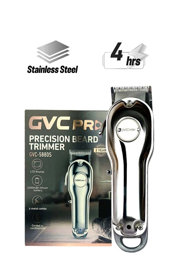 ماكينة حلاقة فضية - GVC-5880S
