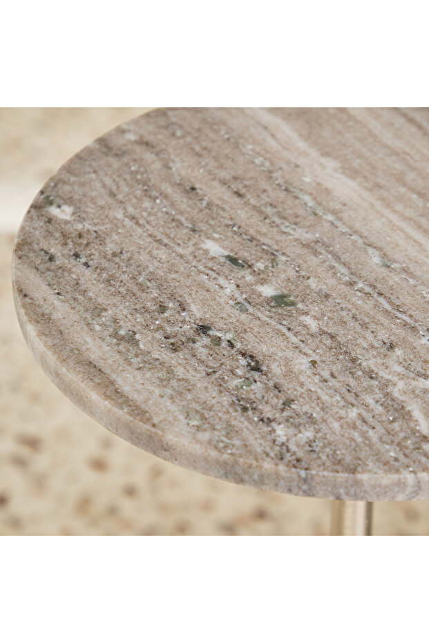 طاولة جانبية من الرخام الأصلي من كافون فليكس - 4