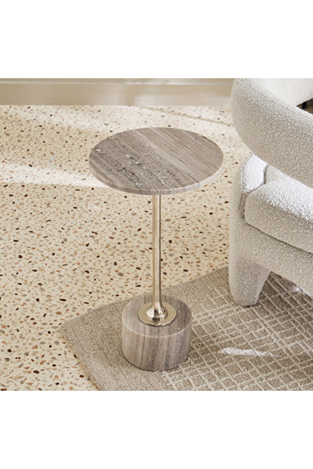 طاولة جانبية من الرخام الأصلي من كافون فليكس - 2