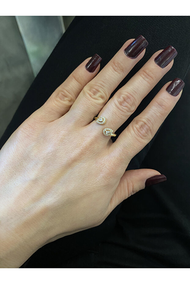 خاتم مرصع بحجرين - 4