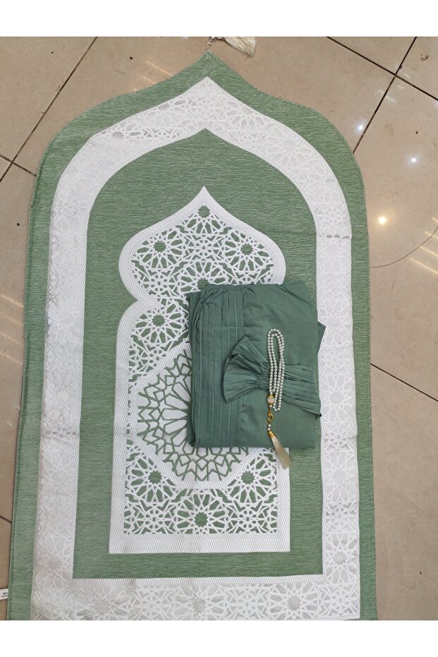 Prayer mat set with luxurious soft sheet - 1