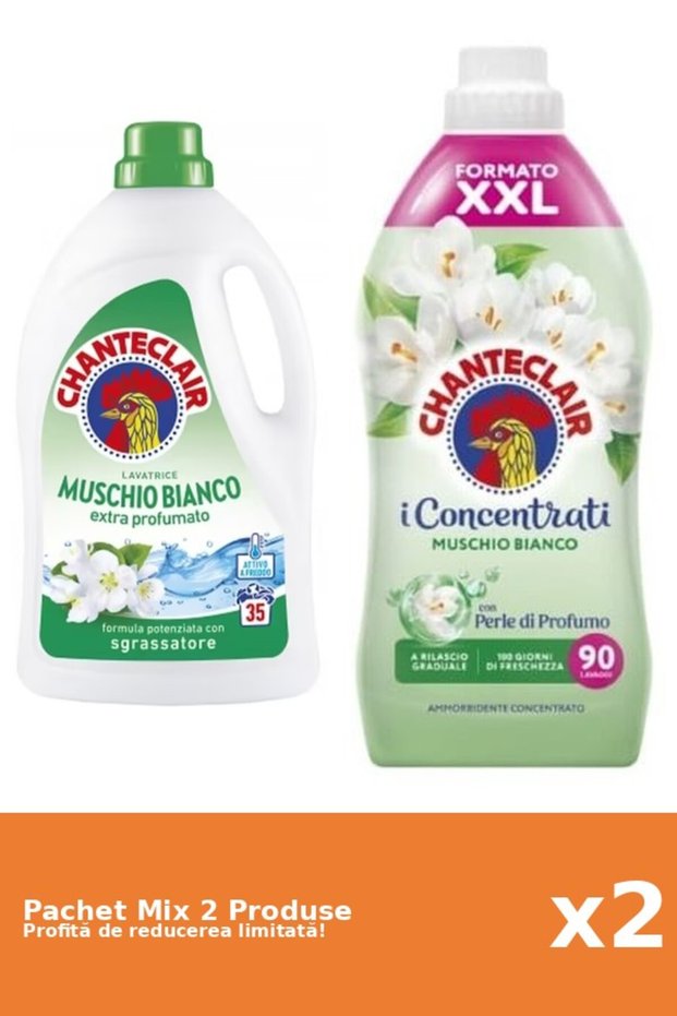 Set 2 Mix Chanteclair: 1 Detergent, 1 Balsam