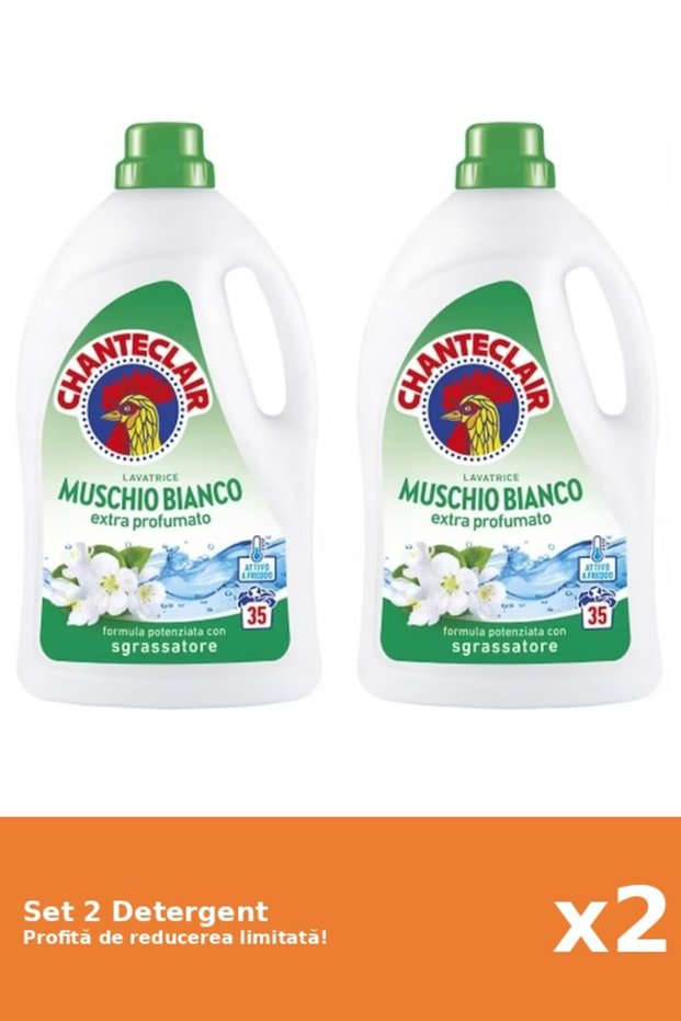 Set 2 Detergent Mosc Alb, 1575 ml