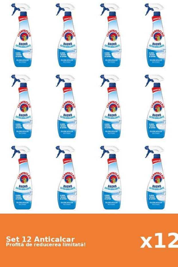 Set 12 Anticalcar Clasic, 625 ml