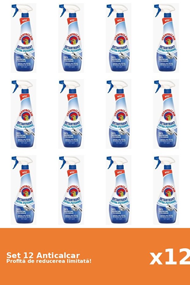 Set 12 Anticalcar Puternic, 625 ml - 1