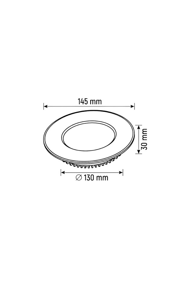 9W Sıva Altı Led Panel 6500K - 3