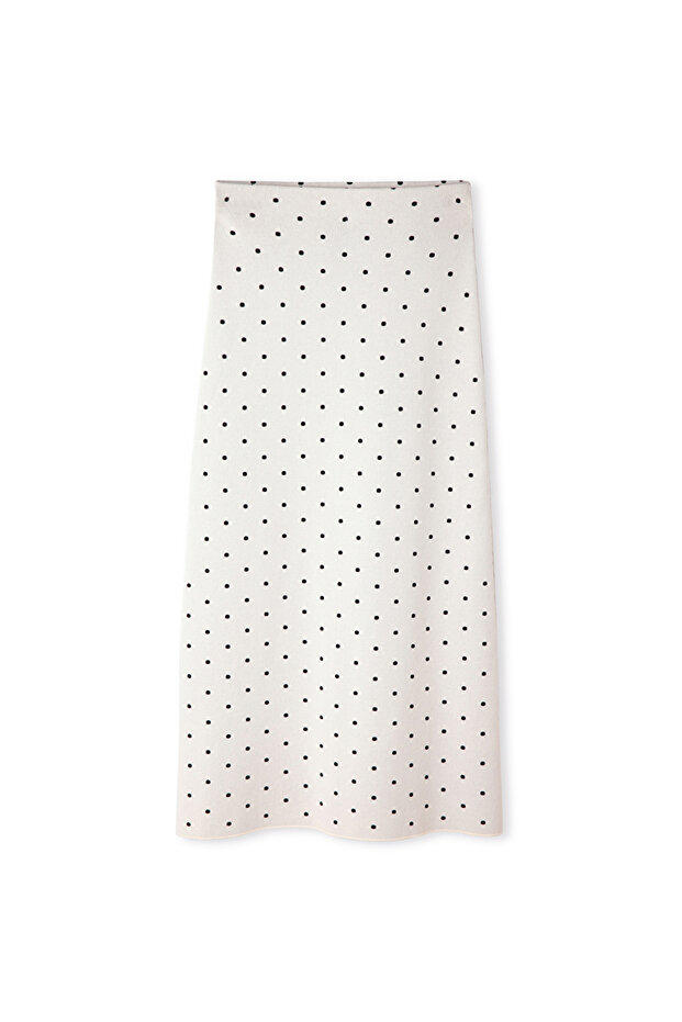 Polka Dot Pattern Skirt - 3