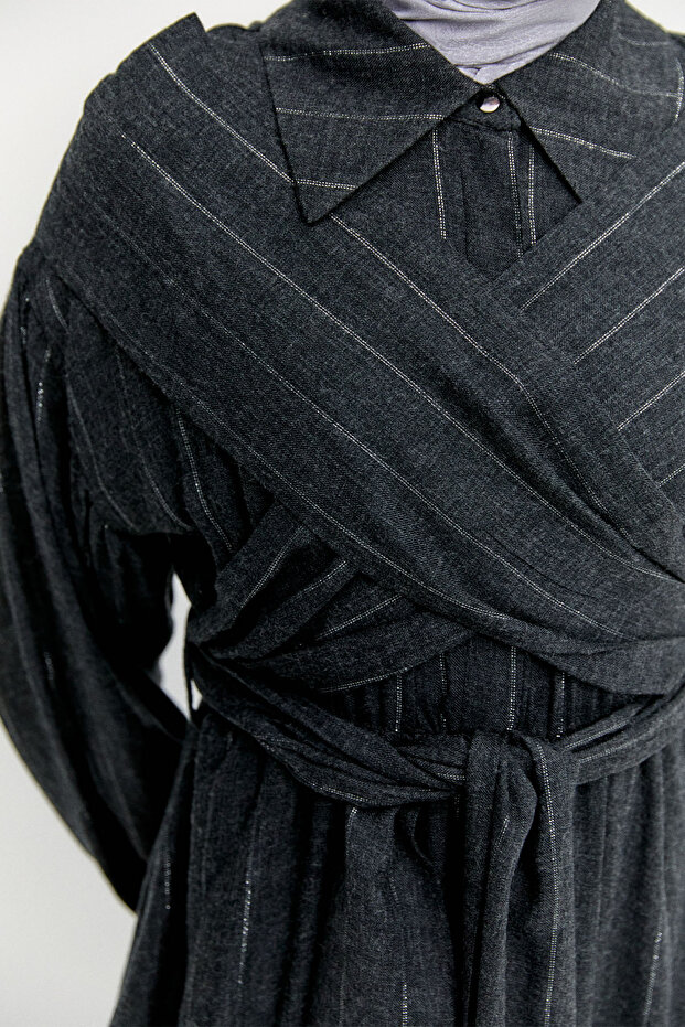 Lyocell Maksi Elbise - 5